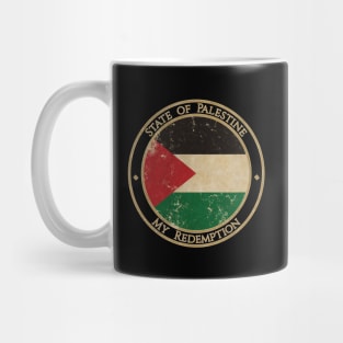 Vintage State of Palestine Asia Asian Flag Mug